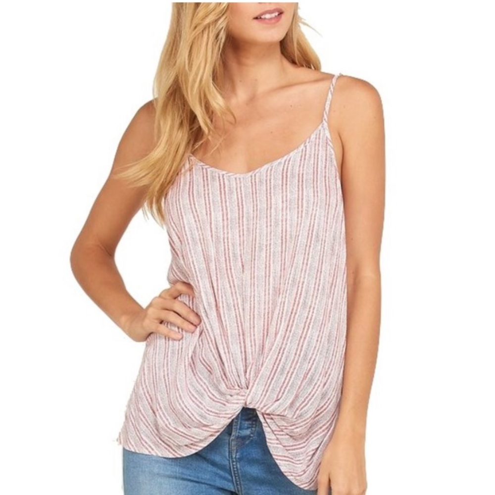 Twist Hem Striped Cami